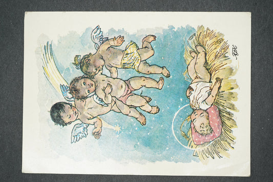 Pohlednice RADOSTNÉ VÁNOČNÍ SVÁTKY (x13869)