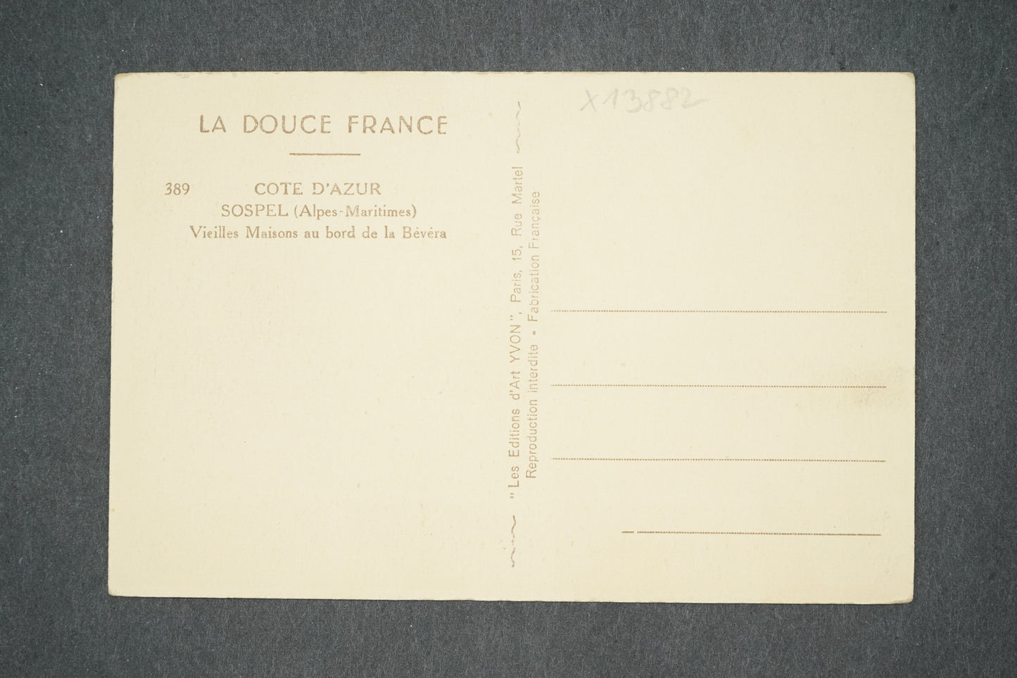 Pohlednice LA DOUCE FRANCE (x13882)