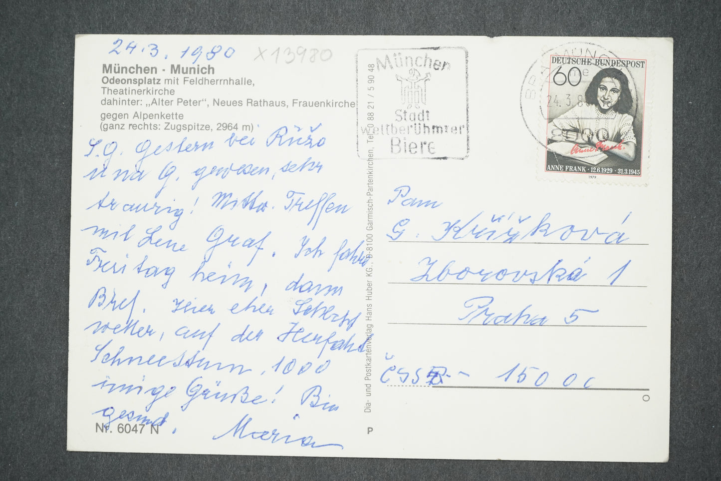 Pohlednice MNICHOV (x13980)