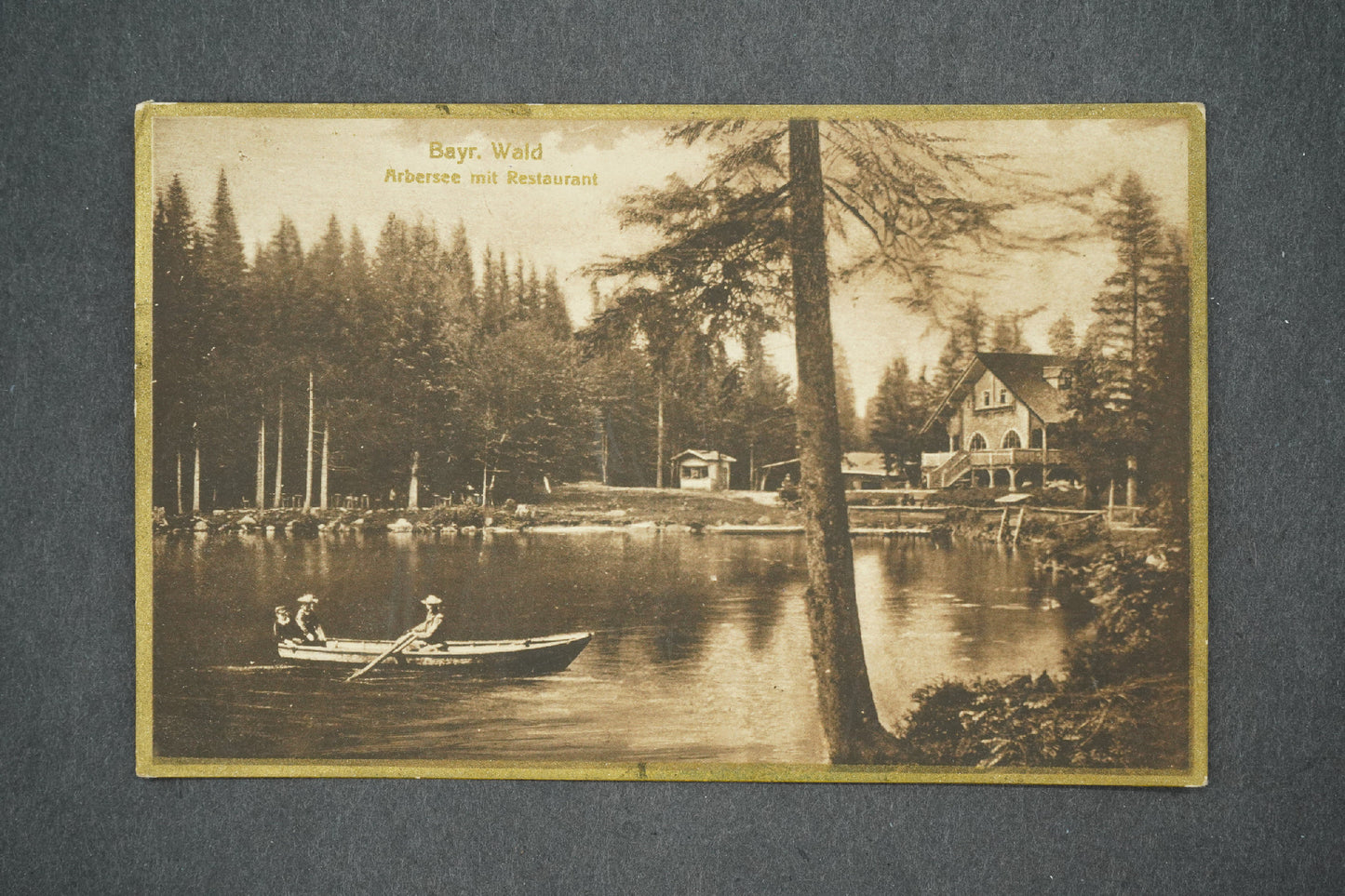 Pohlednice BAYR. WAID ARBERSEE MIT RESTAURANT (x13996)