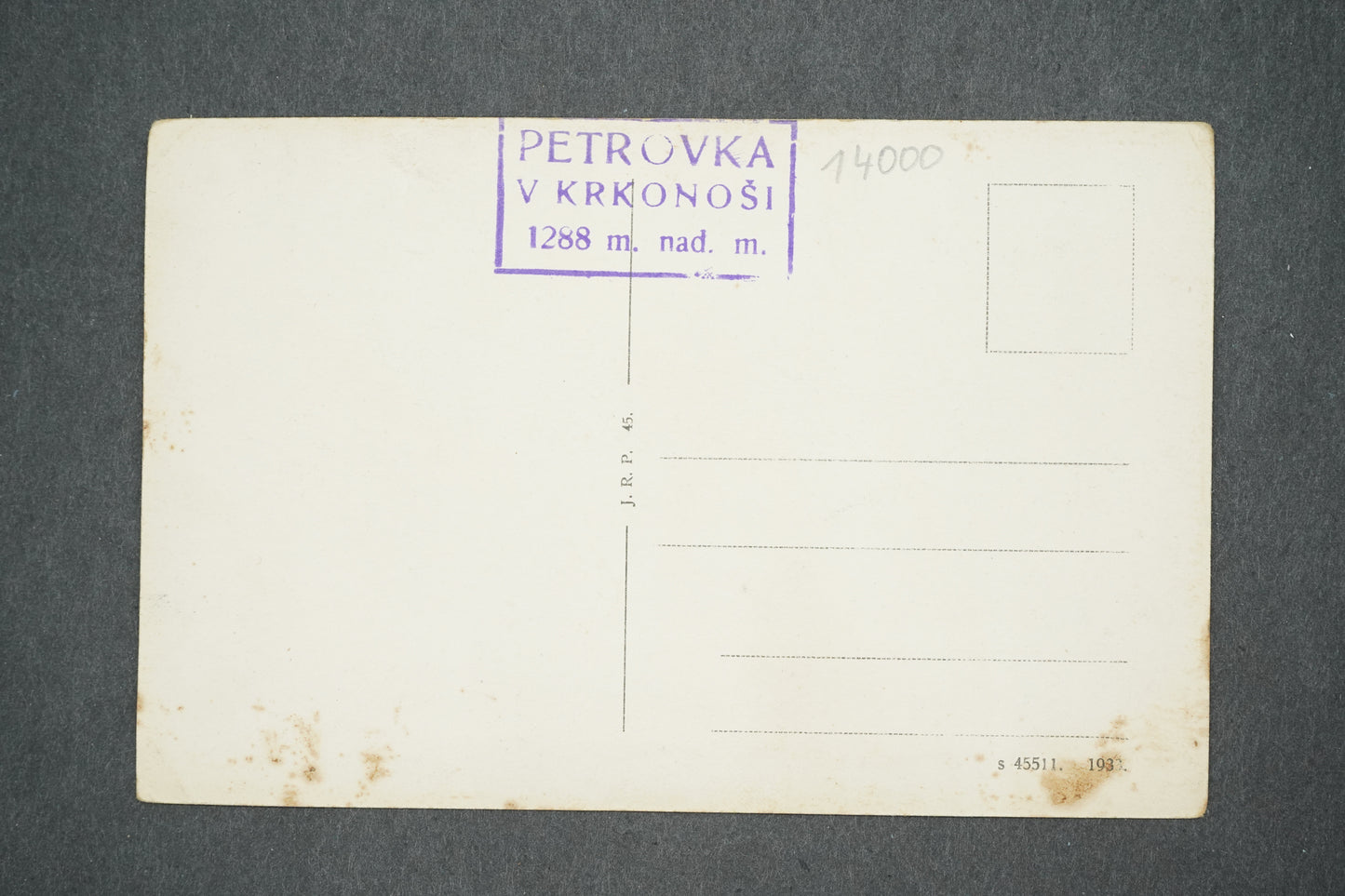 Pohlednice RIESENGEBIRGE PETROVKA V KRKONOŠI (x14000)
