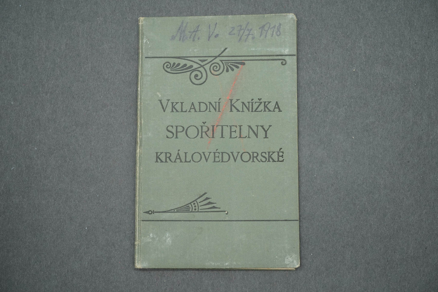 VKLADNÍ KNÍŽKA SPOŘITELNY KRÁLOVÉDVORSKÉ (x14933)