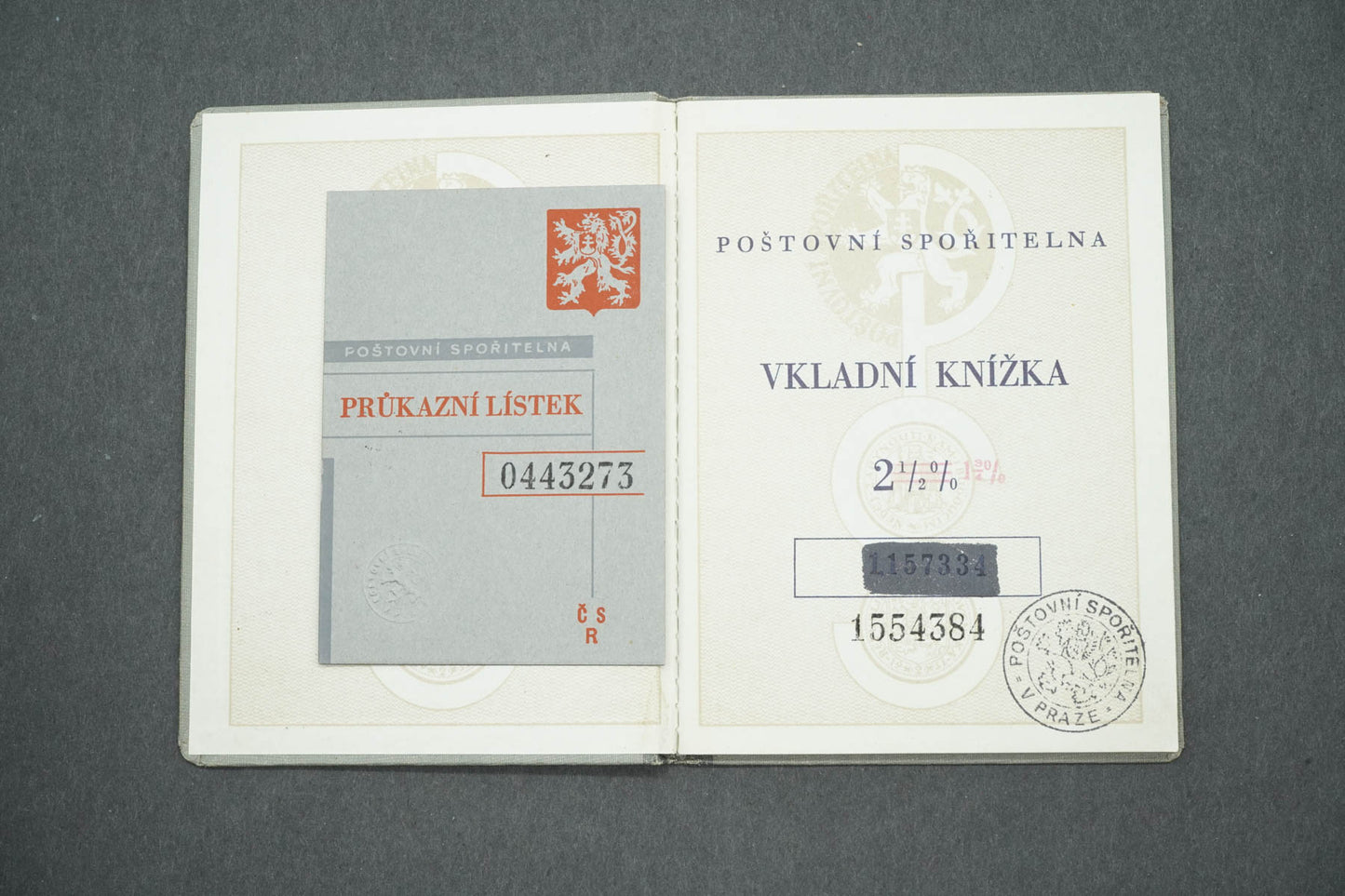 VKLADNÍ KNÍŽKA POŠTOVNÍ SPOŘITELNA (x14934)