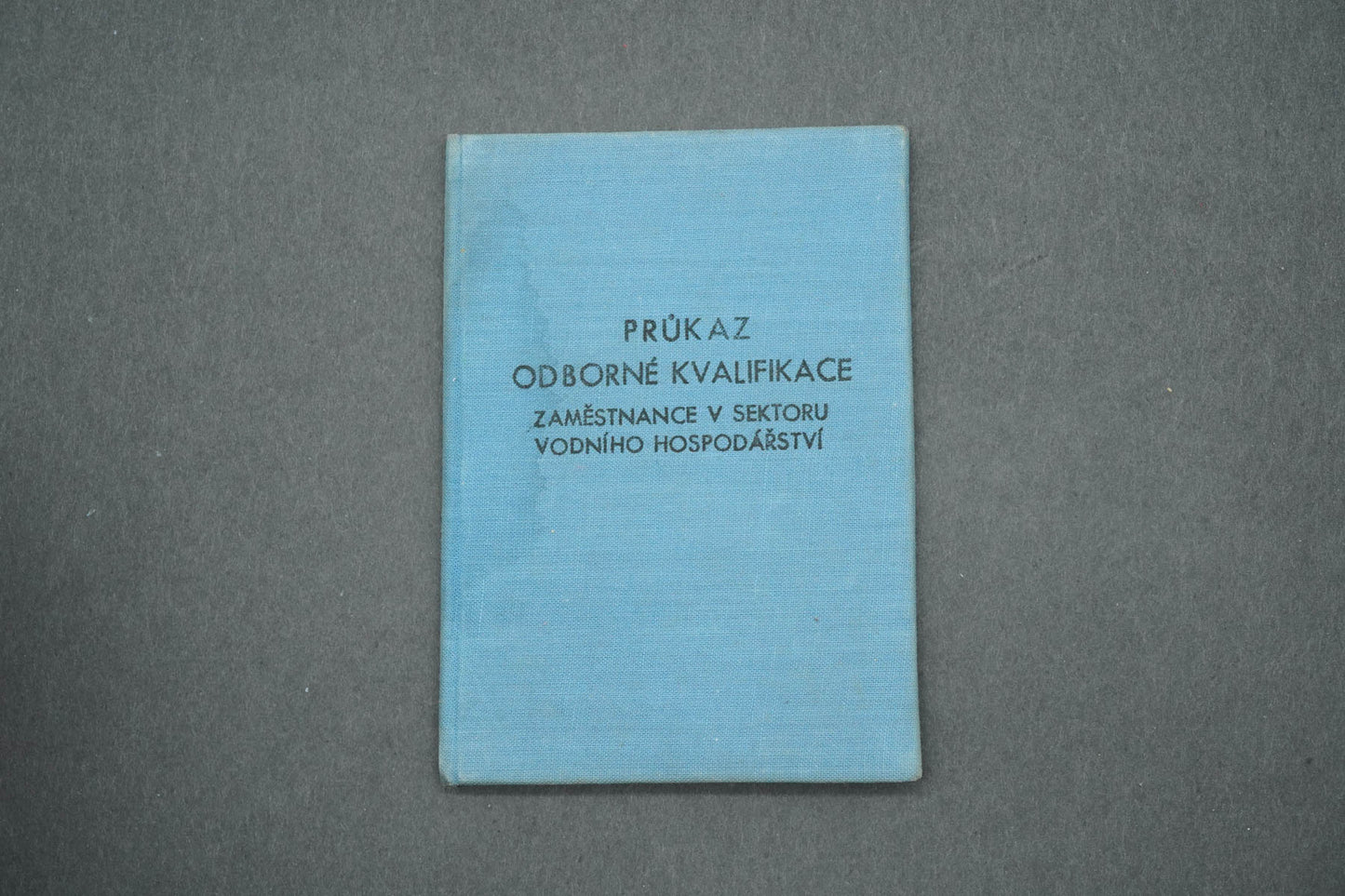 Průkaz kvalifikace – sektor vodního hospodářství (x14998)