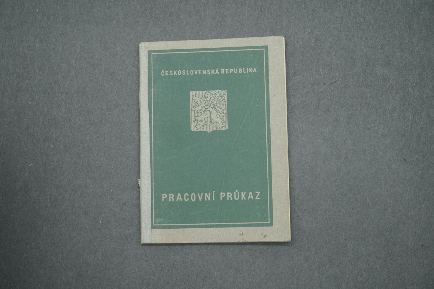 PRACOVNÍ PRŮKAZ ČESKOSLOVENSKÁ REPUBLIKA (x15031)
