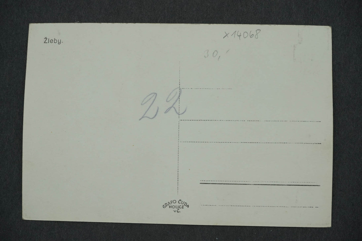 Pohlednice ŽLEBY OD ZÁPADU (x14068)