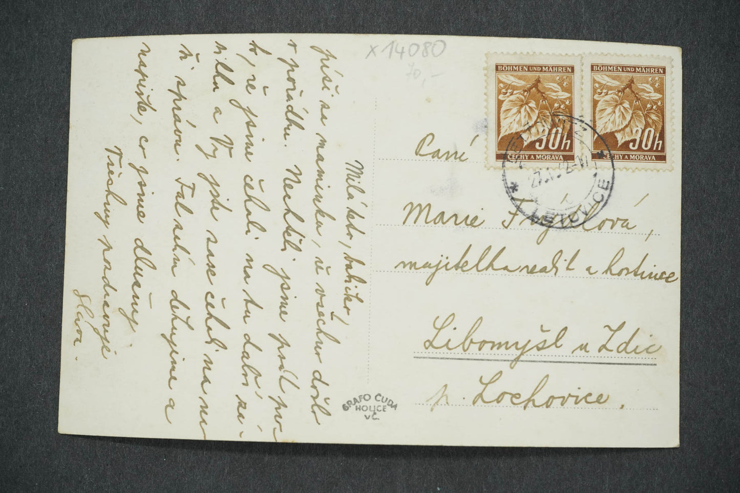 Postcard CZECH CASTLE (x14080)