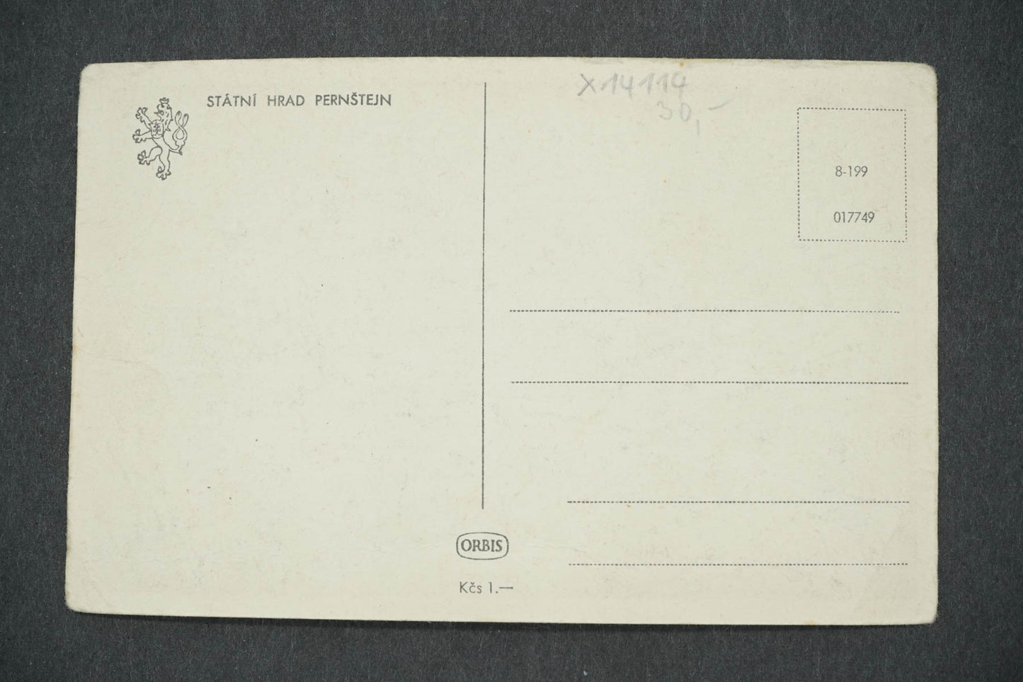 Pohlednice STÁTNÍ HRAD PERNŠTEJN (x14114)