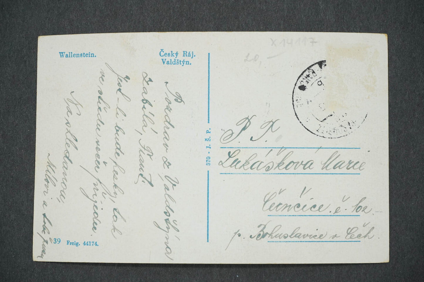 Pohlednice ČESKÝ RÁJ VALDŠTÝN (x14117)