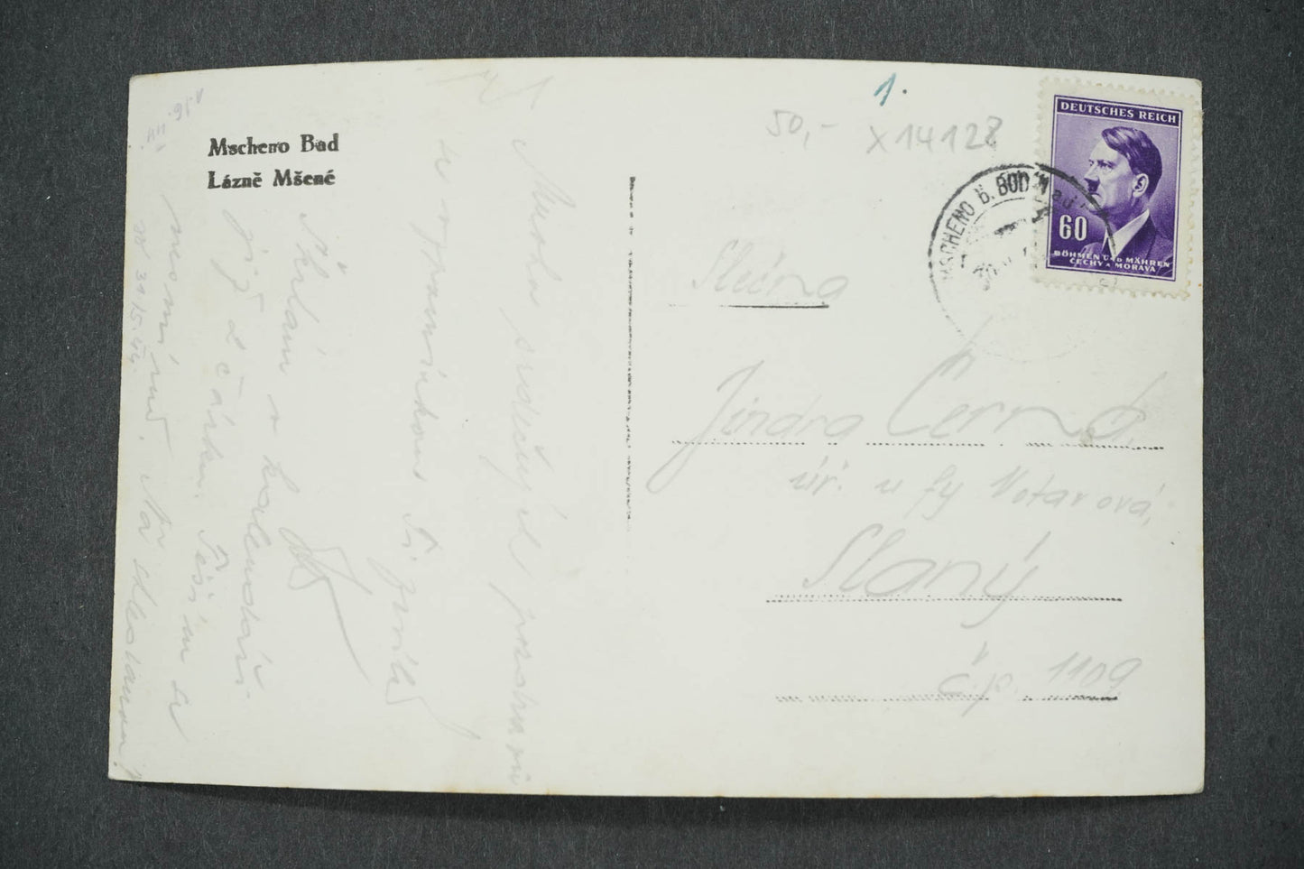 Pohlednice LÁZNĚ MŠENÉ (x14128)