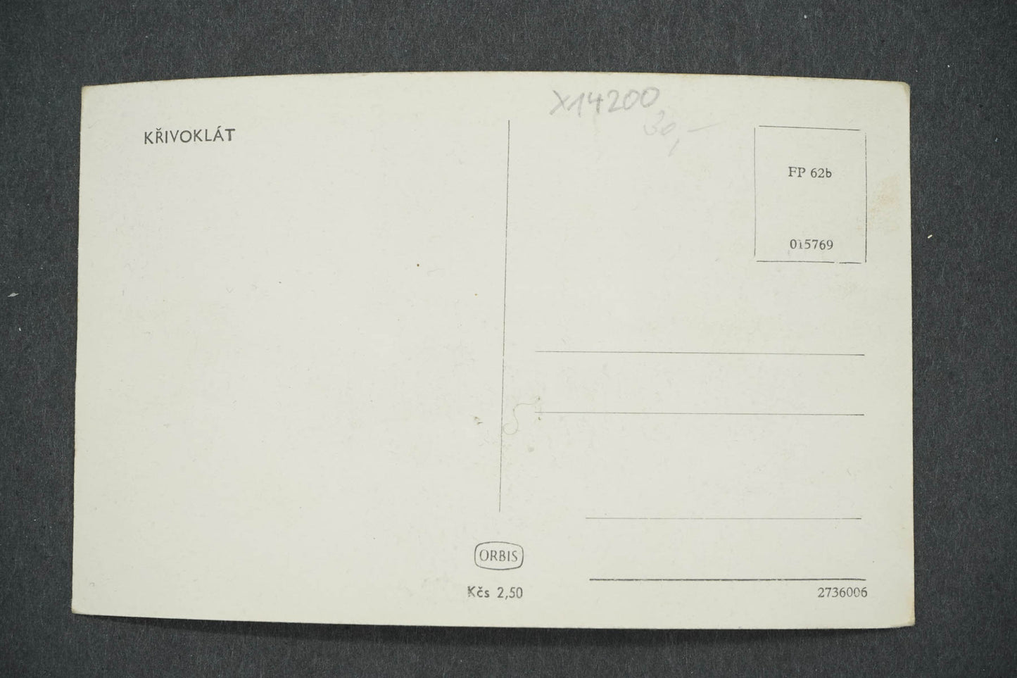 Pohlednice KŘIVOKLÁT (x14200)