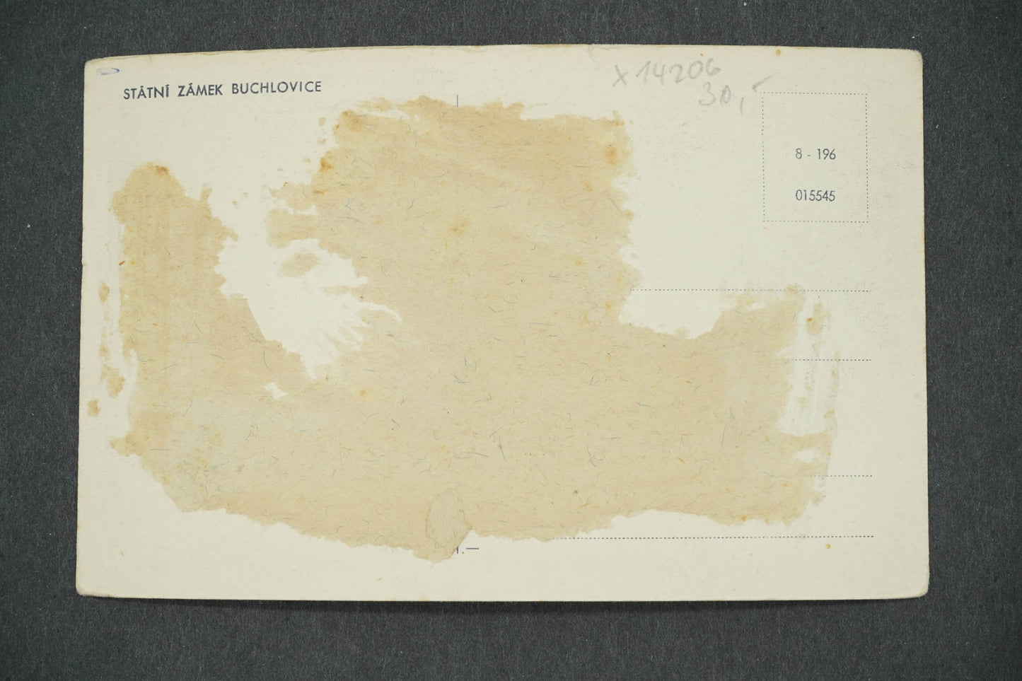 Pohlednice STÁTNÍ ZÁMEK BUCHLOVICE (x14206)