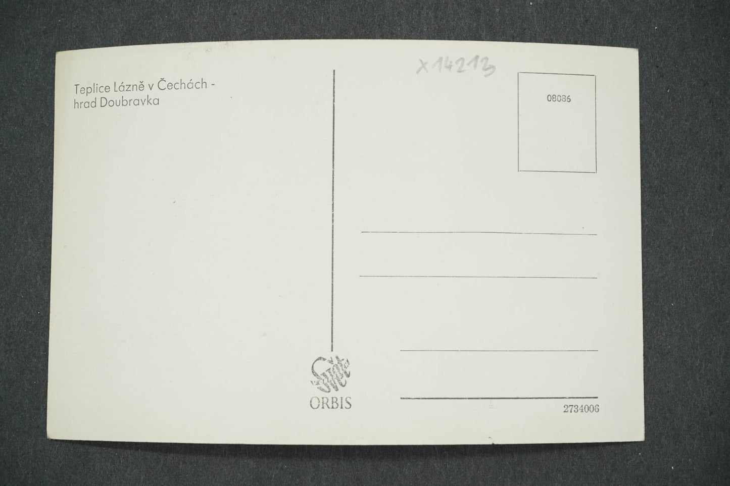 Pohlednice TEPLICE LÁZNĚ V ČECHÁCH HRAD DOUBRAVKA (x14213)