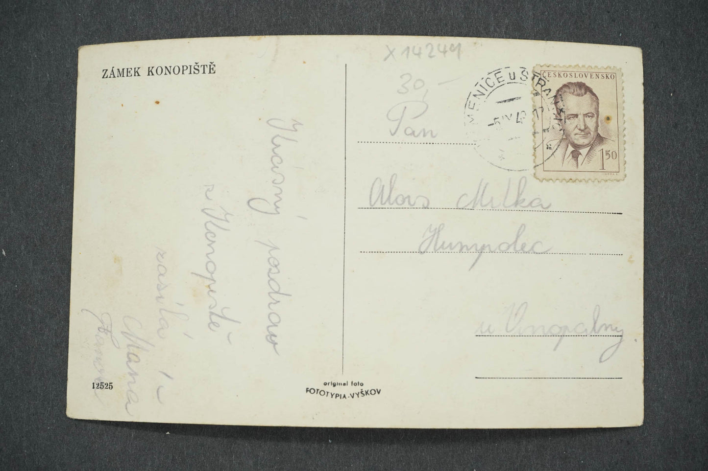 Pohlednice KONOPIŠTĚ (x14249)