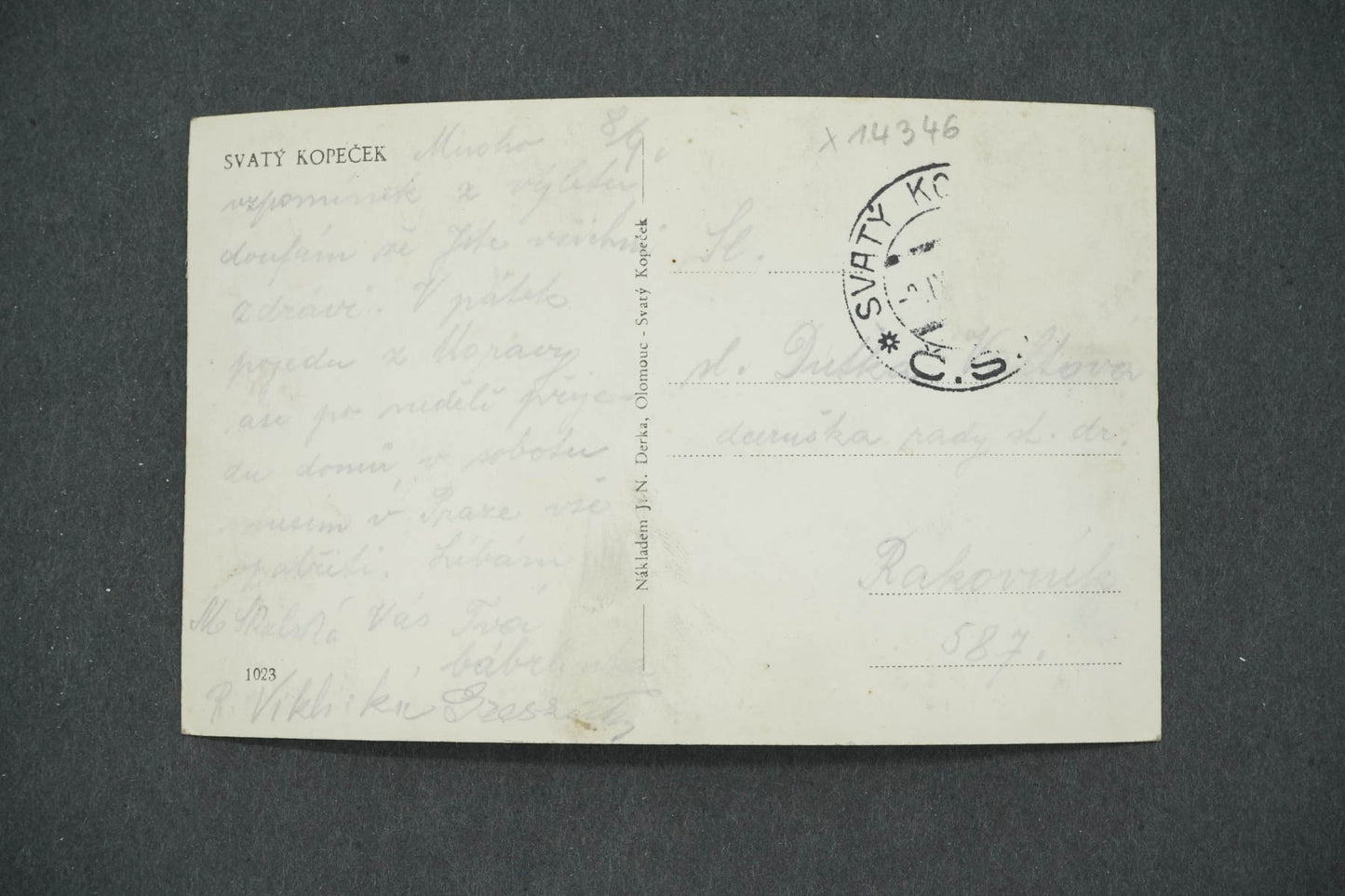 Pohlednice SVATÝ KOPEČEK (x14346)
