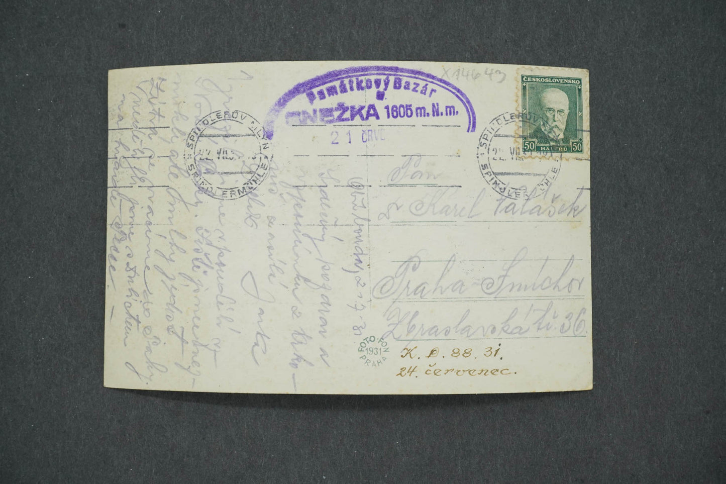 Postcard KRKONOSE SNOW WHITE (x14643)