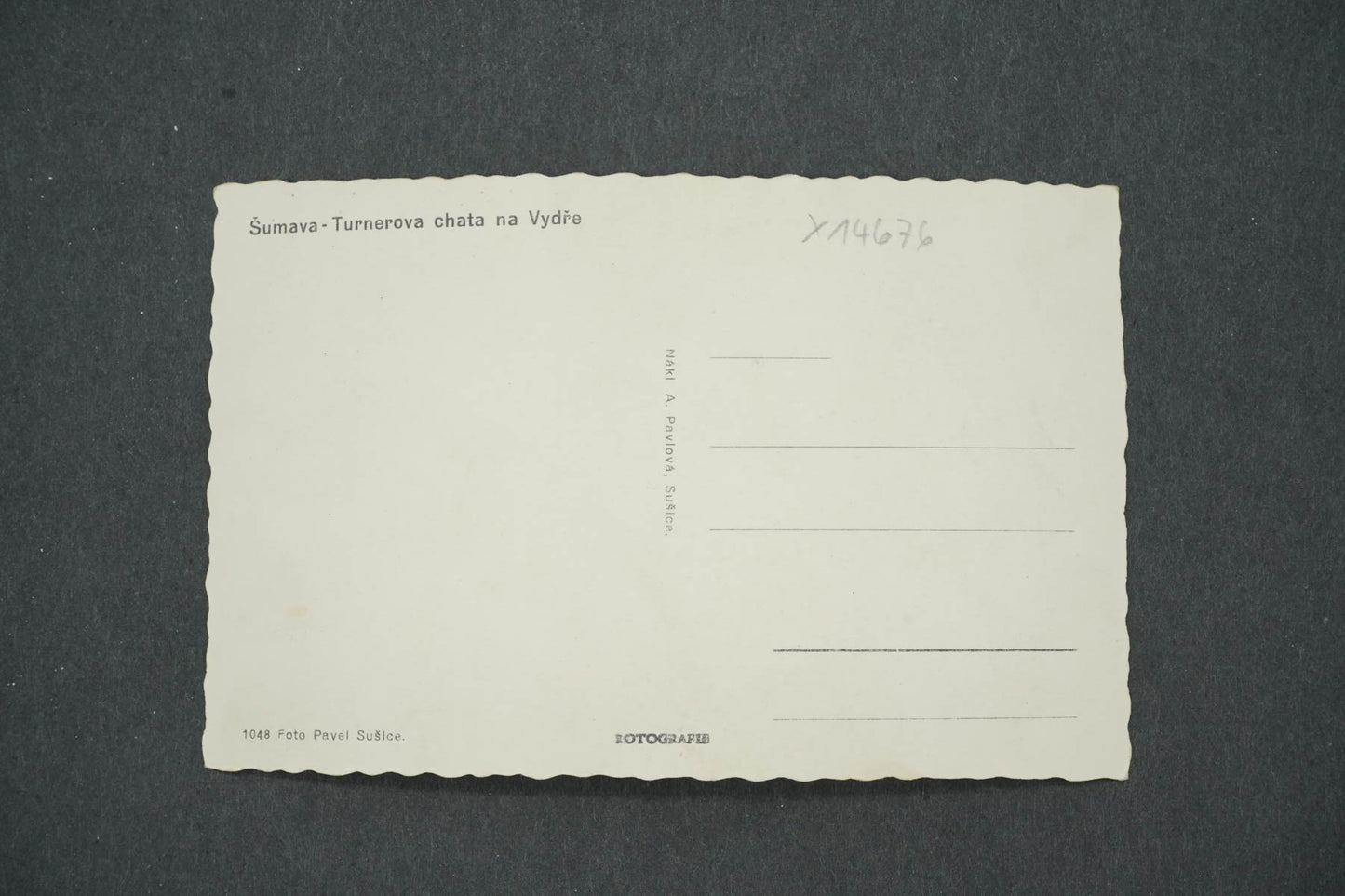 Pohlednice ŠUMAVA - TURNEROVA CHATA NA VYDŘE (x14676)