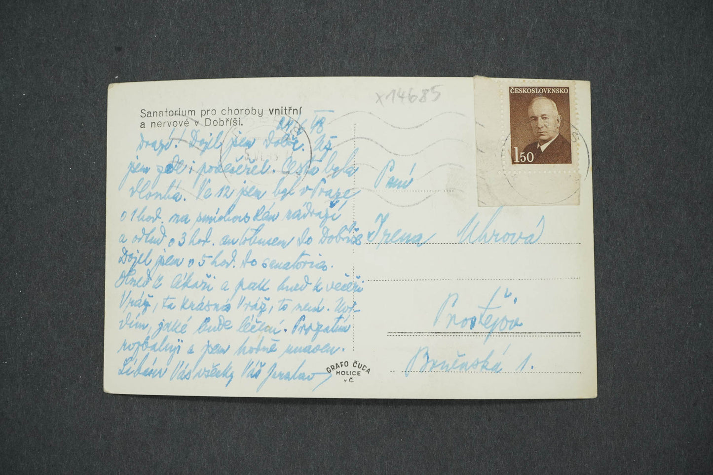 Pohlednice DOBŘÍŠ (x14685)