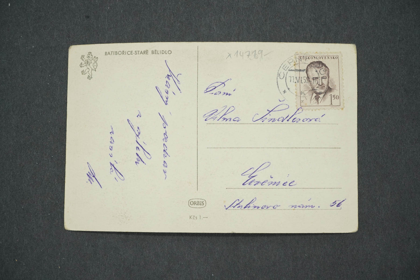 Postcard RATIBOŘICE - OLD BLEACH (x14719)