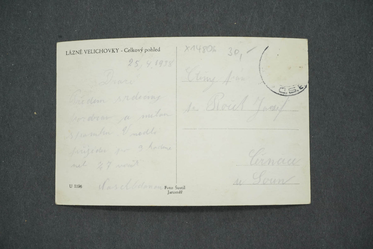 Pohlednice LÁZNĚ VELICHOVKY - CELKOVÝ POHLED (x14806)