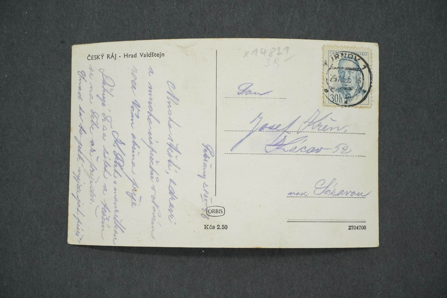 Pohlednice ČESKÝ RÁJ - HRAD VALDŠTEJN (x14821)