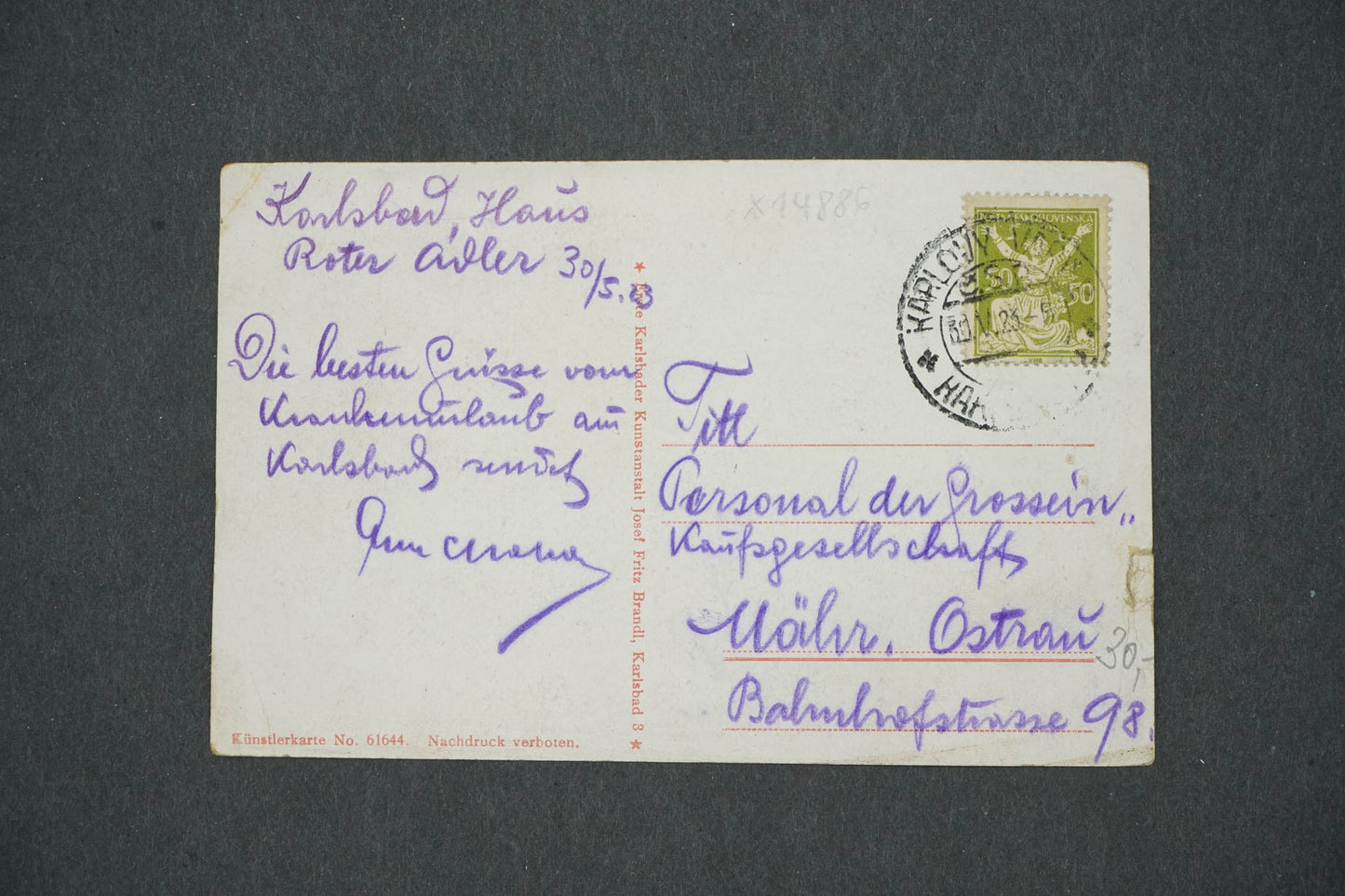 Pohlednice KARLSBAD KURHAUS (x14886)