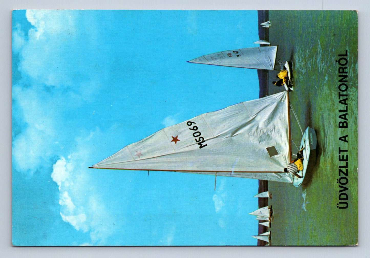 Pohlednice GREETINGS FROM THE LAKE BALATON (x16091)