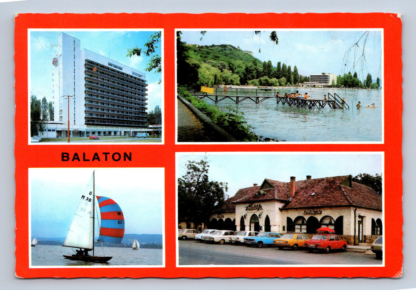 Pohlednice BALATON - GREETING FROM LAKE BALATON (x16148)