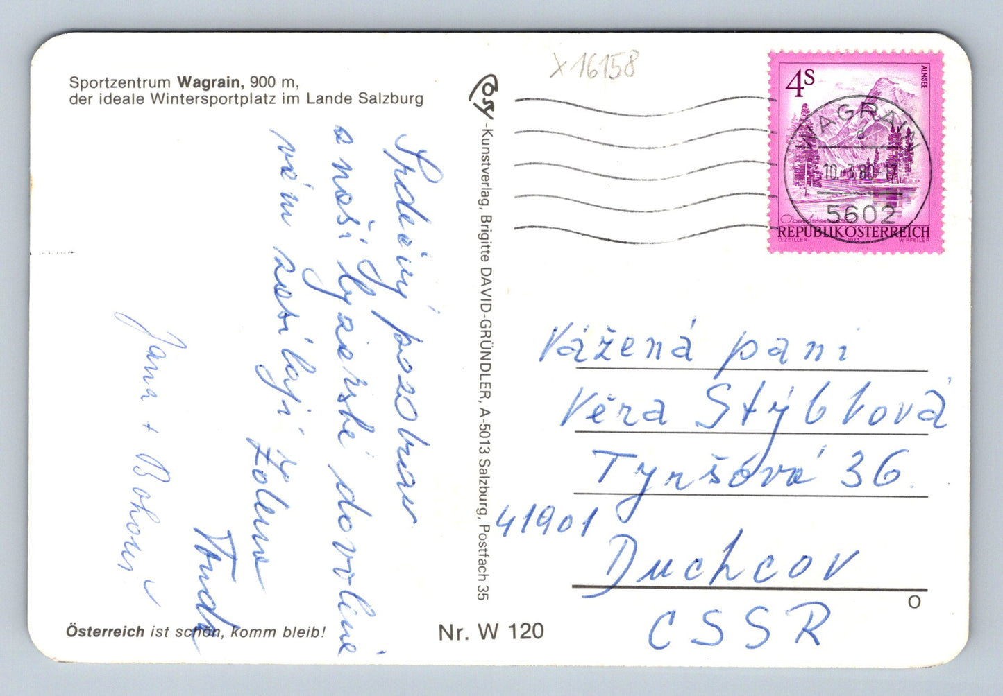 Pohlednice WINTERPARADIES - WAGRAIN (x16158)