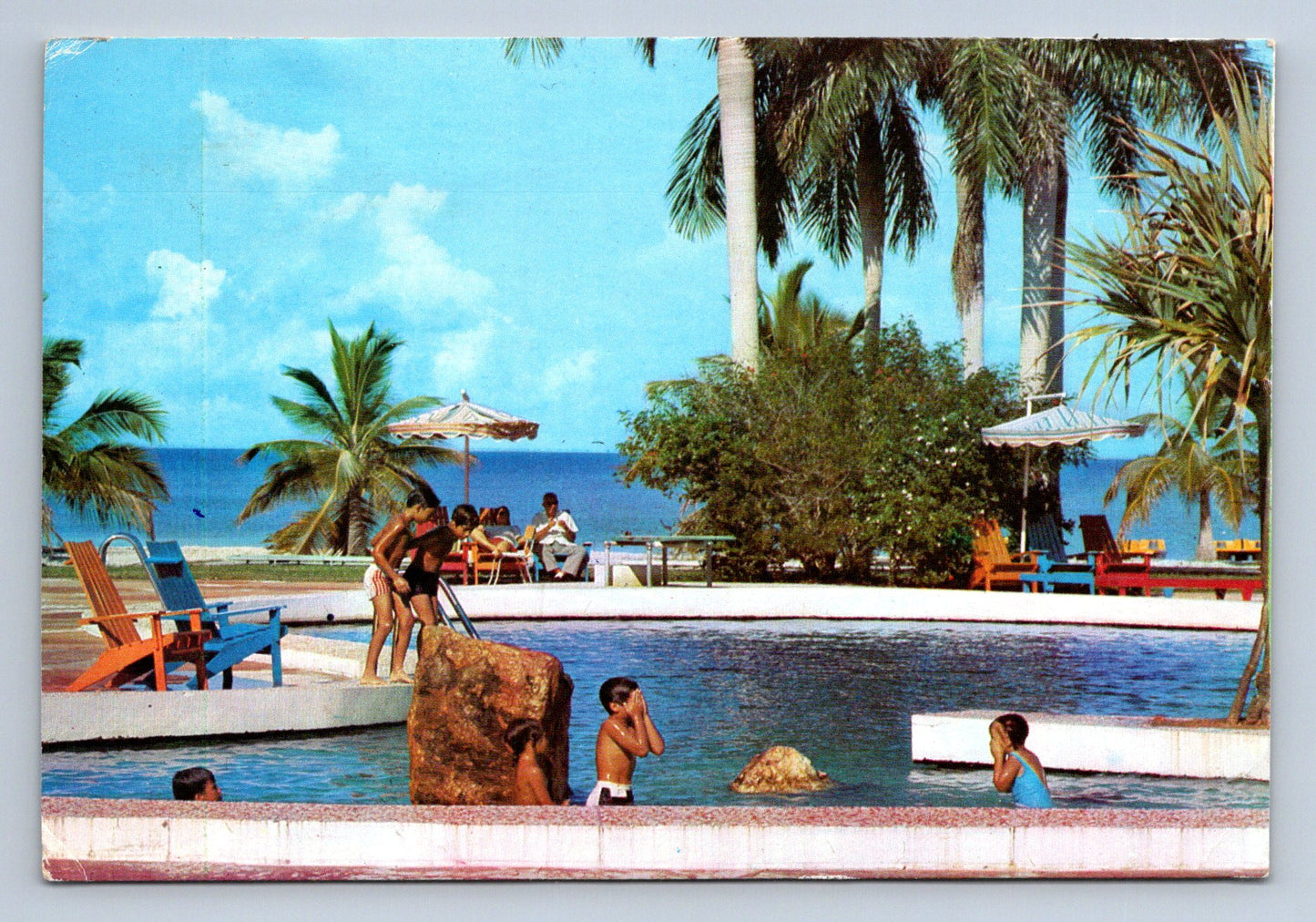 Pohlednice ISLA DE PINOS COLONY MOTEL SWIMMING POOL (x16176)