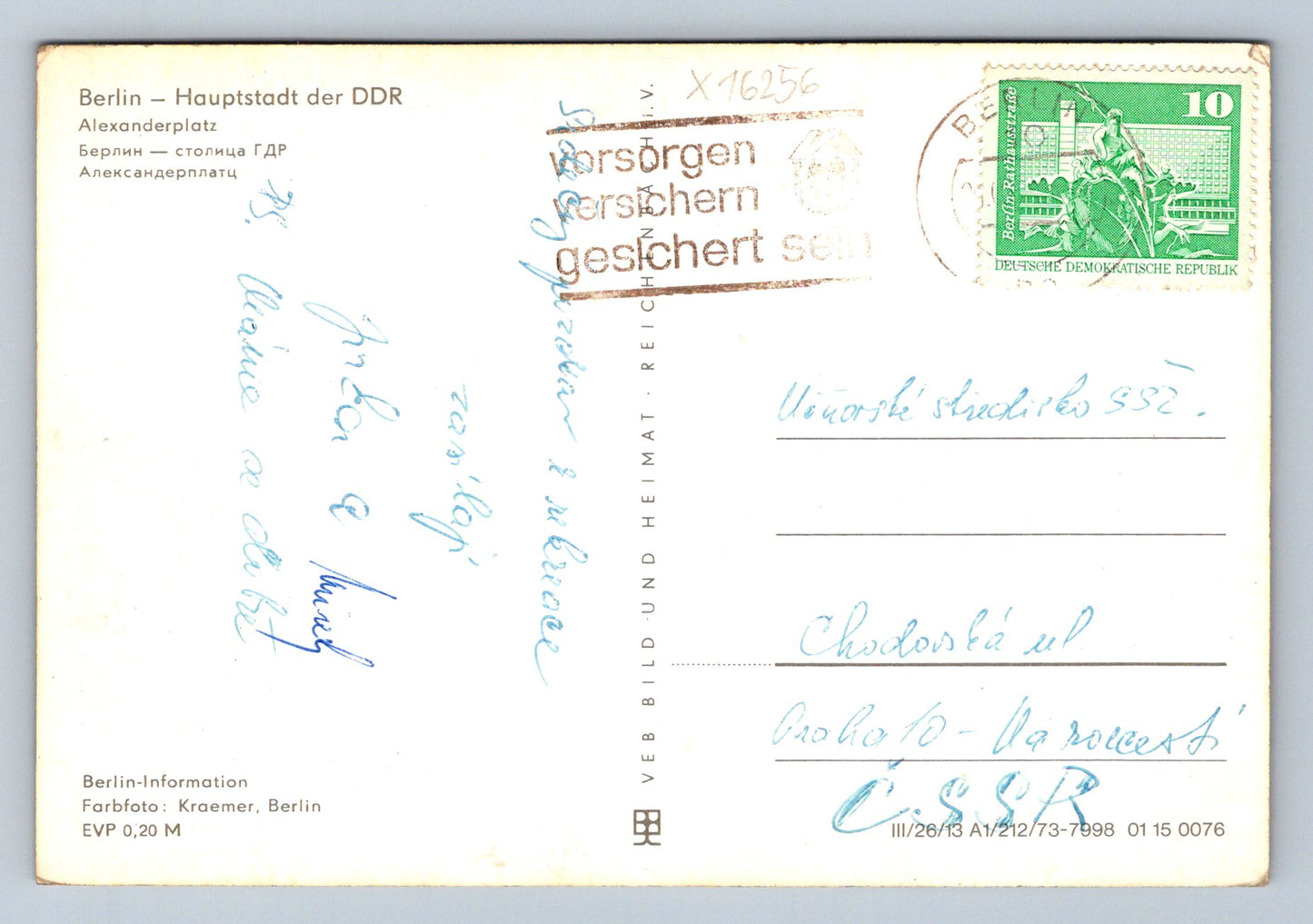 Pohlednice BERLIN (x16256)