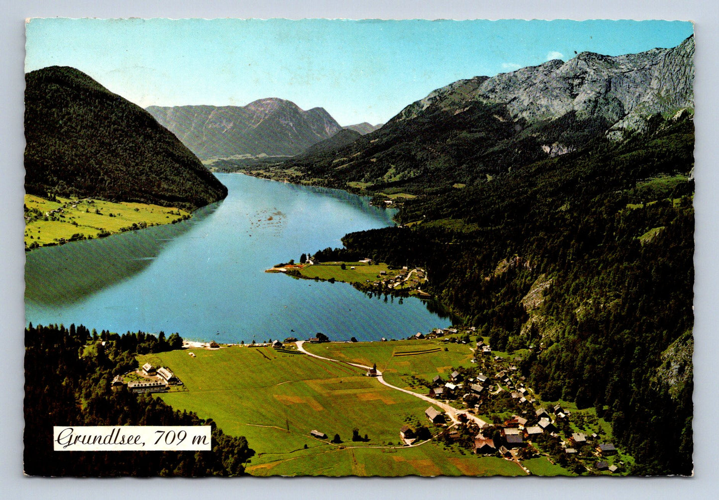 Pohlednice GRUNDLSEE 709 M (x16285)