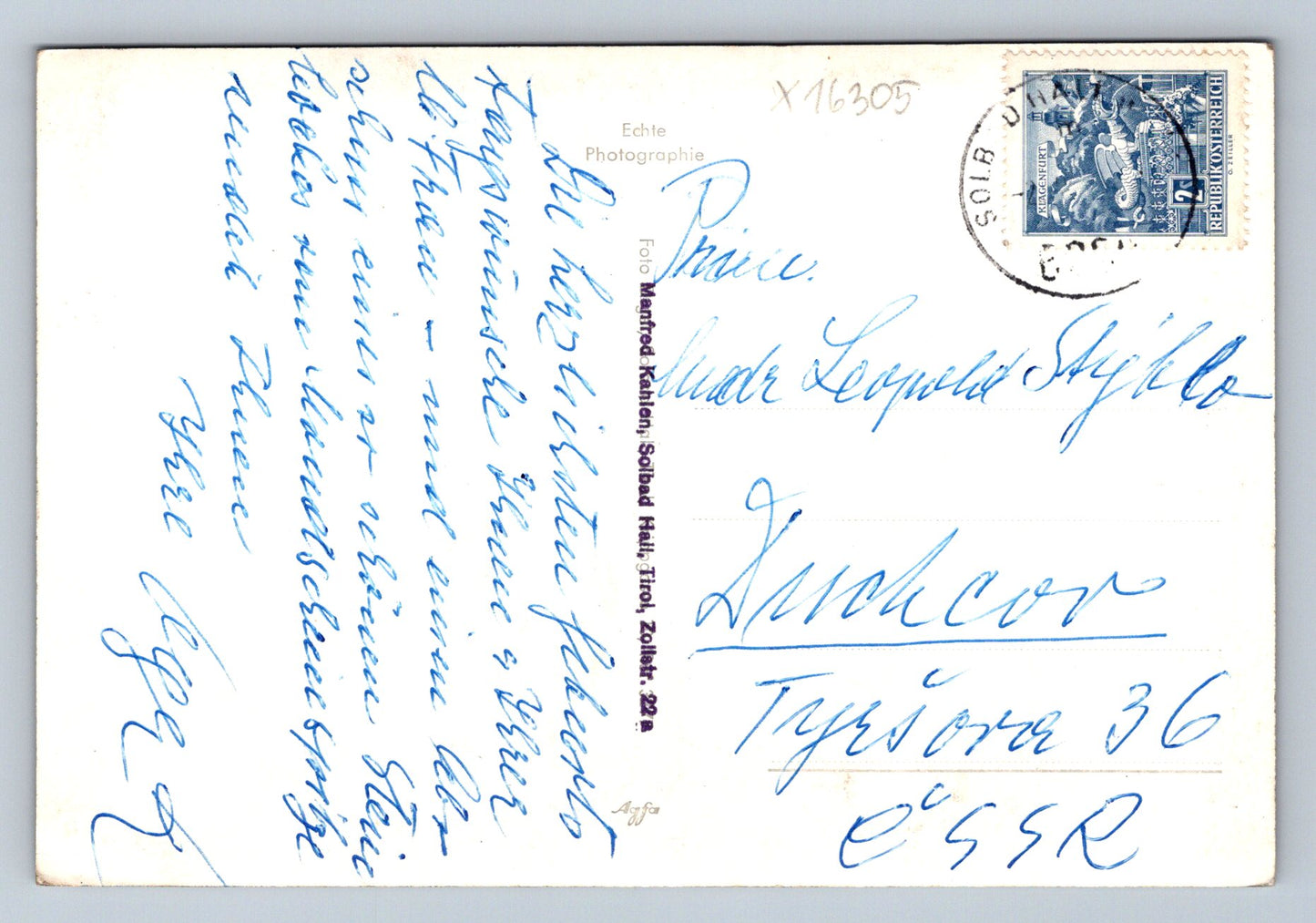 Pohlednice ZVÍŘATA (x16305)