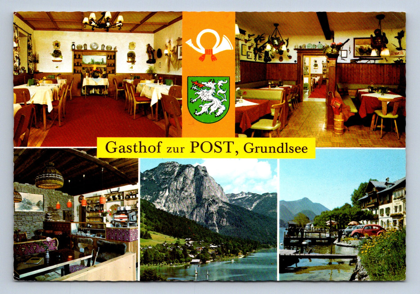 Pohlednice GASTHOF ZUR POST, GRUNDLSEE (x16307)