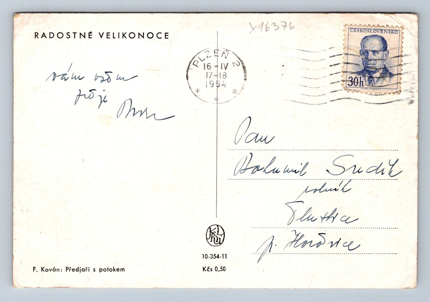 Pohlednice RADOSTNÉ VELIKONOCE (x16376)