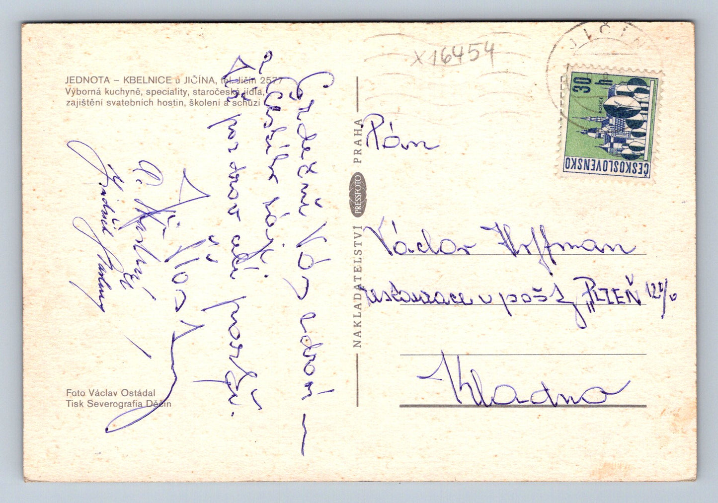Pohlednice HOSPODA U RUMCAJSE (x16454)