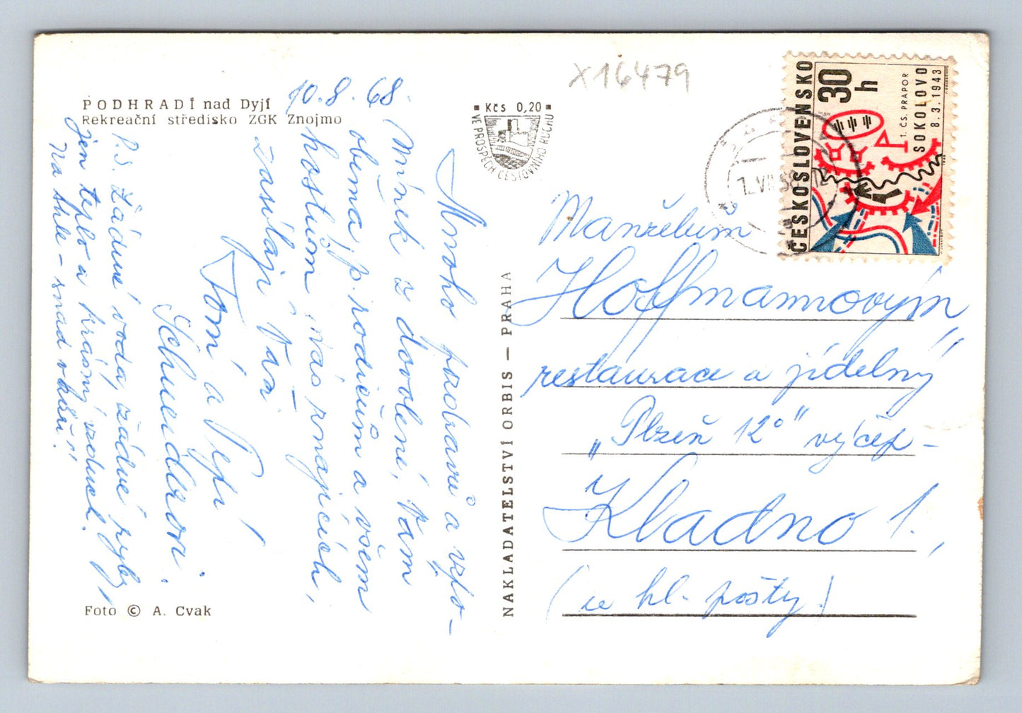 Pohlednice PODHRADÍ NAD DYJÍ (x16479)