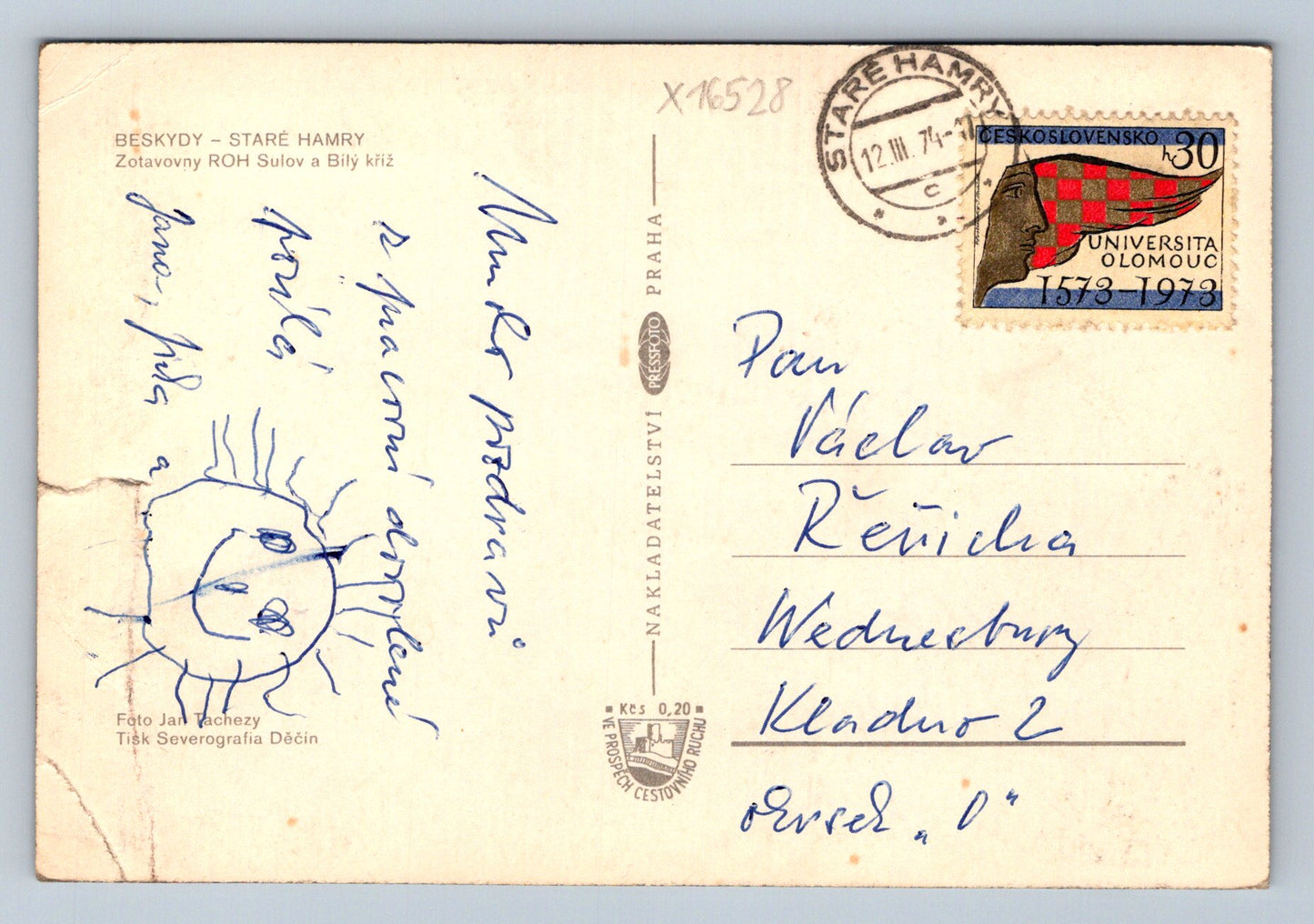 Pohlednice BESKYDY - STARÉ HAMRY (x16528)
