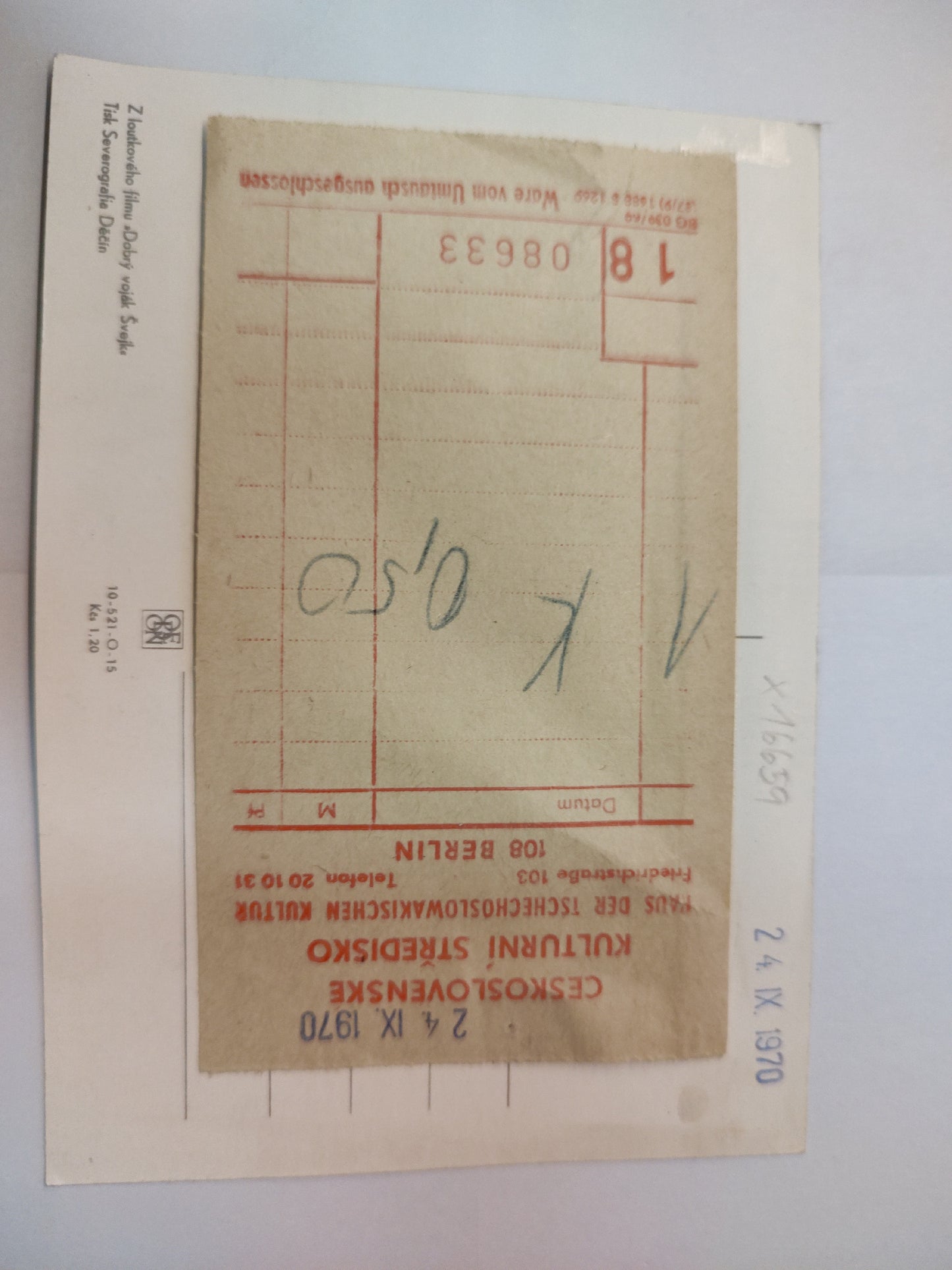 Pohlednice ČESKOSLOVENSKÉ KULTURNÍ SŘEDISKONEJSOU FOTKYx16659)