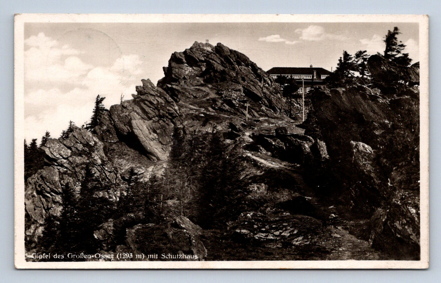 Pohlednice GIPFEL DES GROẞEN-OSSER MIT SCHUTZHAUS (x16671)