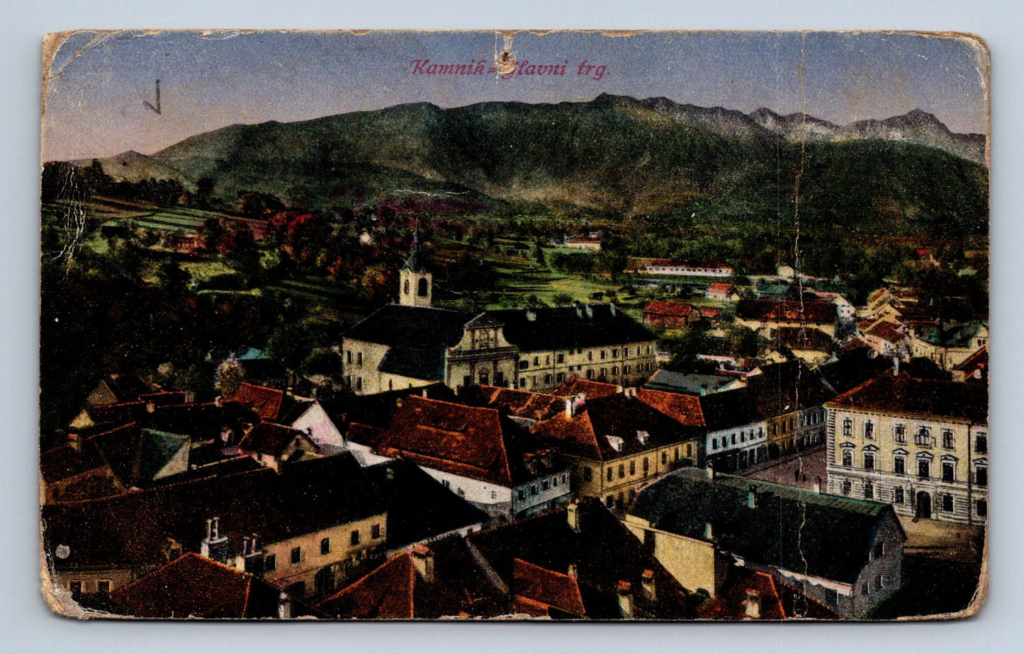 Pohlednice KAMNIK GLAVNI TRG. (x16694)