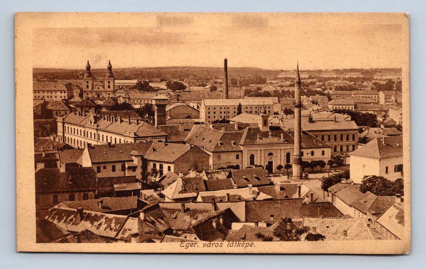 Pohlednice EGER. VÁROS TÁTKÉPE (x16783)