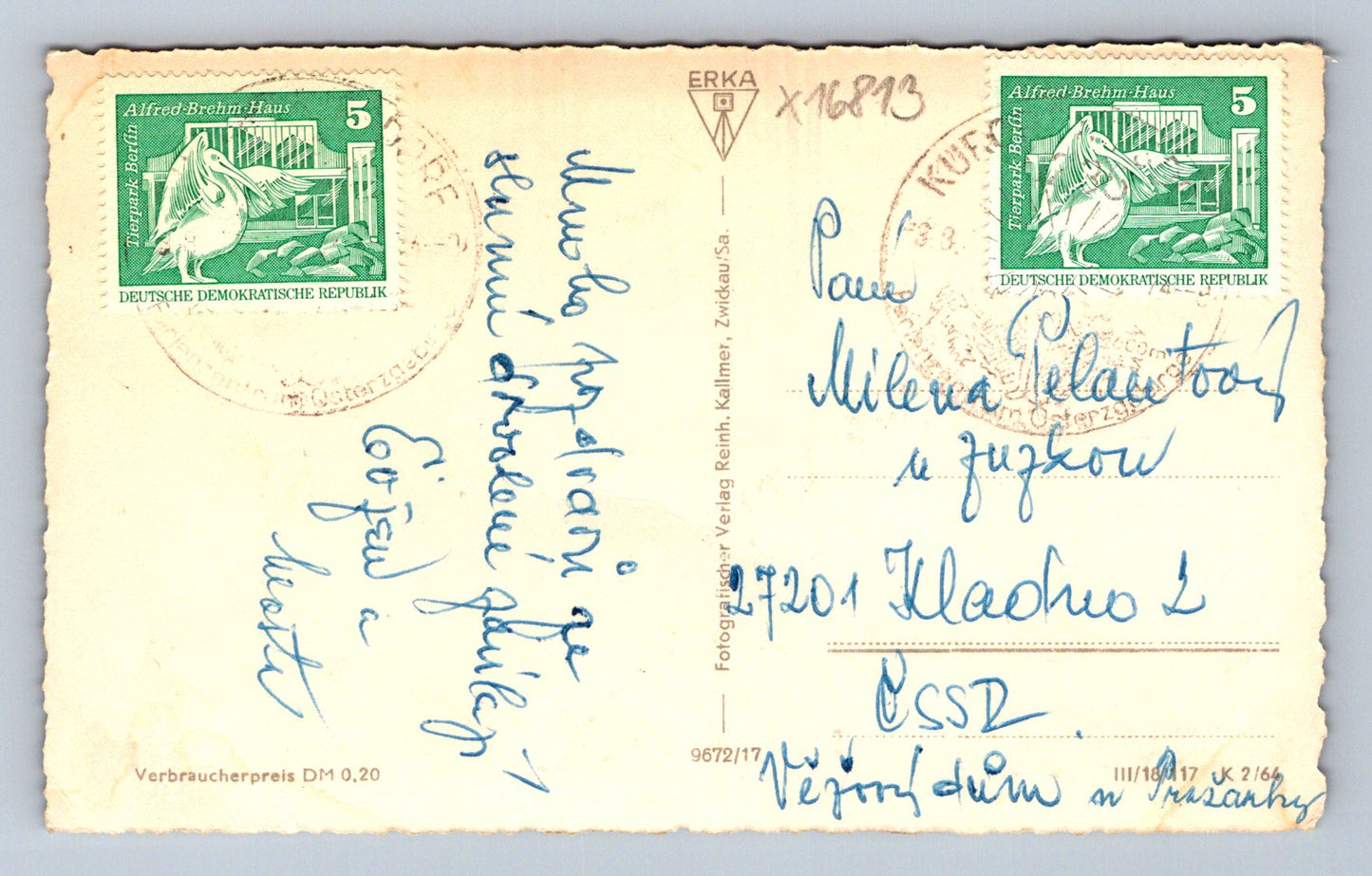 Pohlednice KURORT KIPSDORF I. ERZGEB (x16813)