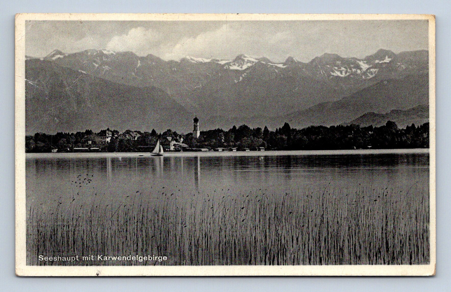 Pohlednice SEESHAUPT MIT KARWENDELGEBIRGE (x16815)