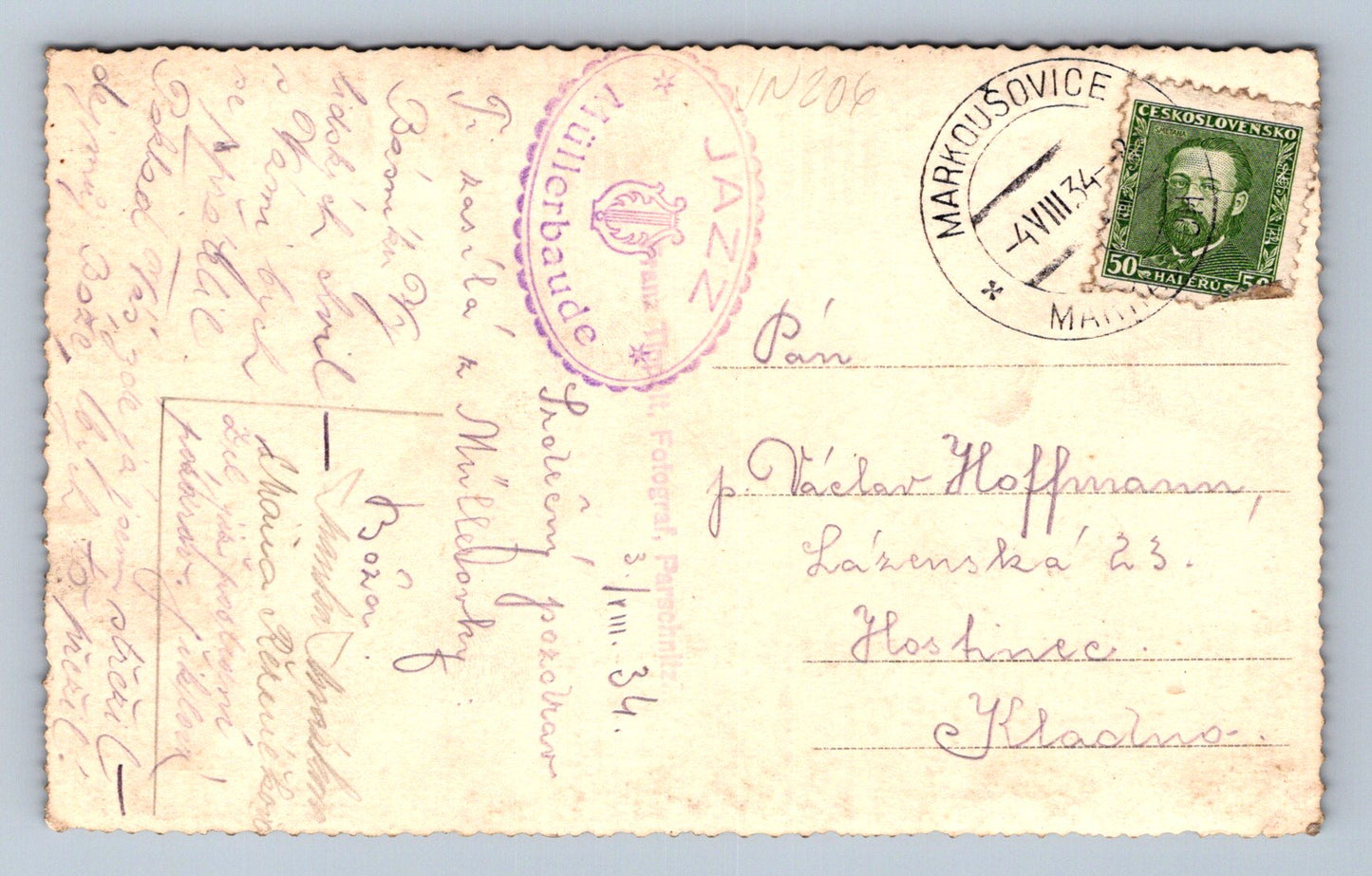 Pohlednice Müllerova bouda (JN206)