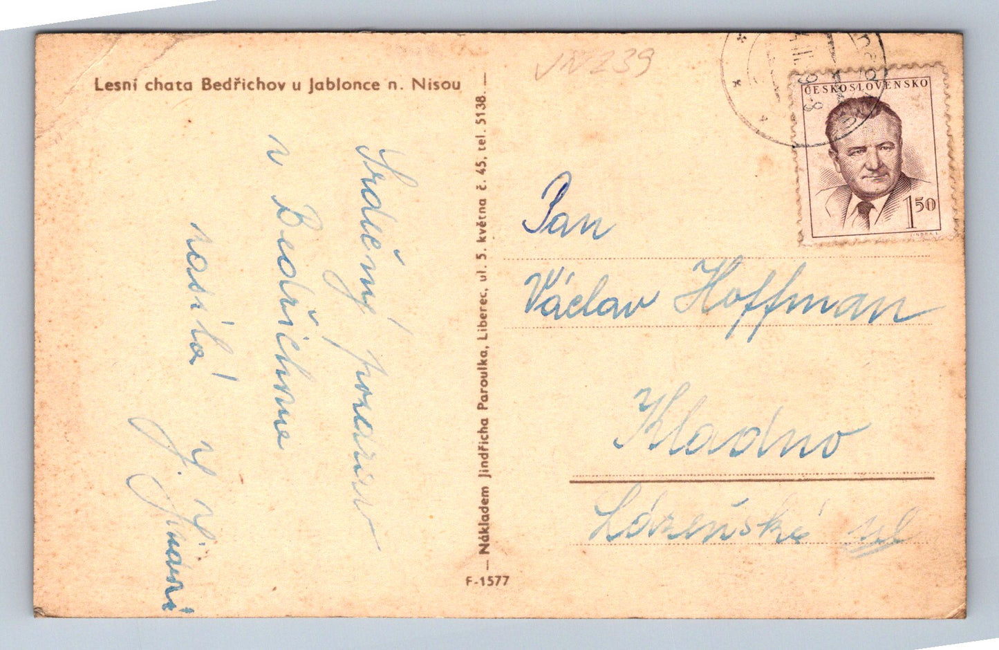 Pohlednice Lesní chata Bedřichov (JN239)