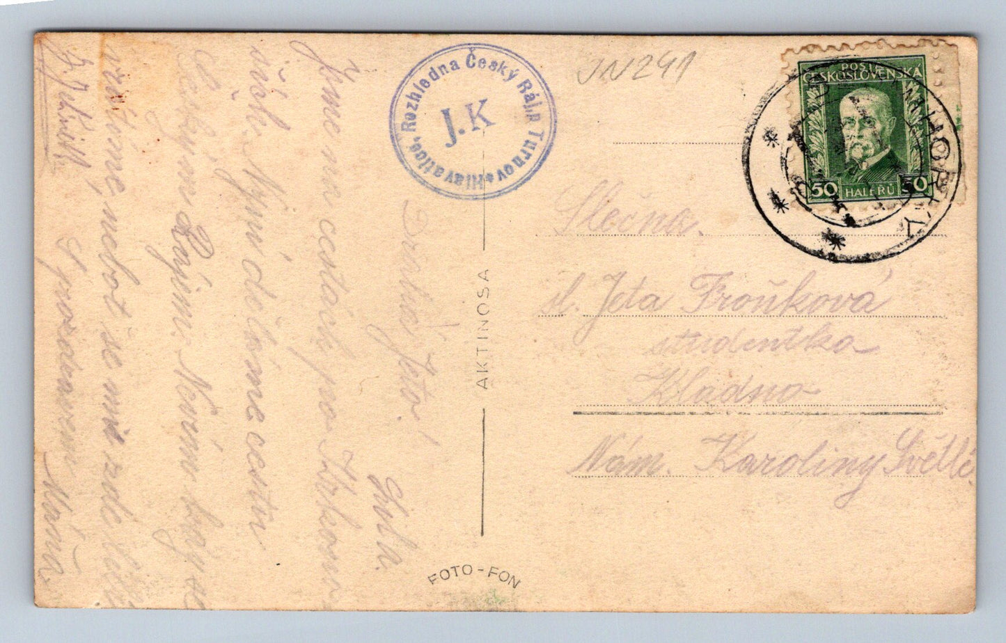 Postcard Wallenstein (JN241)