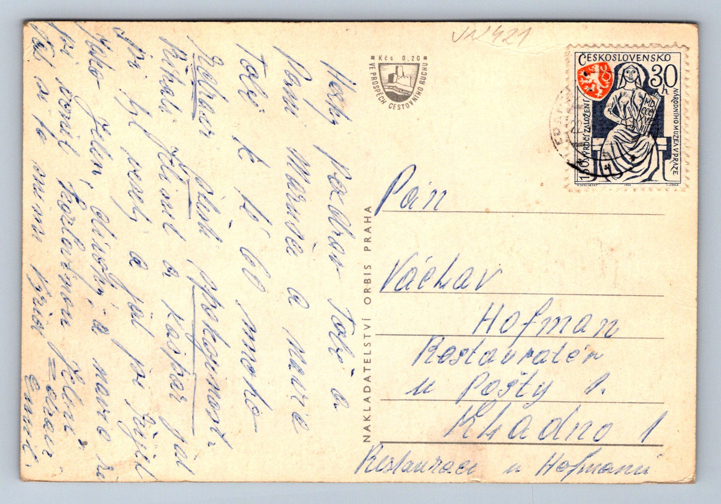 Postcard Františkovy Lázně - general view (JN421)