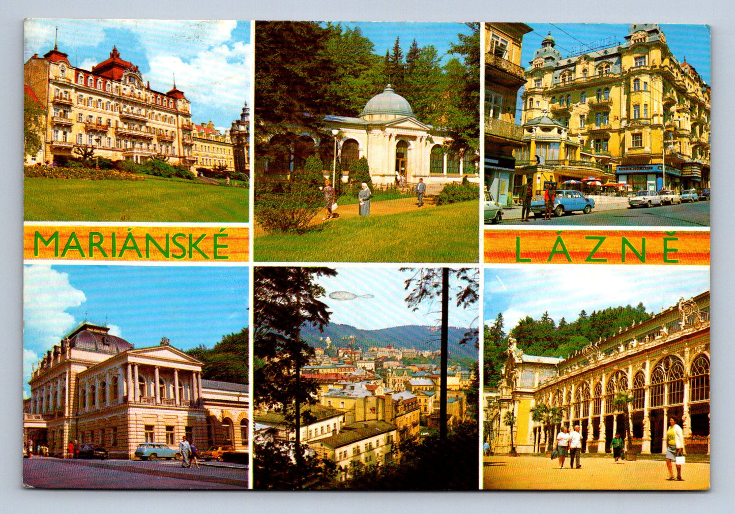 Pohlednice Mariánské lázně- Lázeňský dům Kavkaz (JN447)