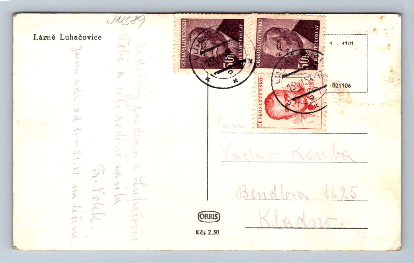 Postcard Luhačovice - Luhačovice Spa (JN589)